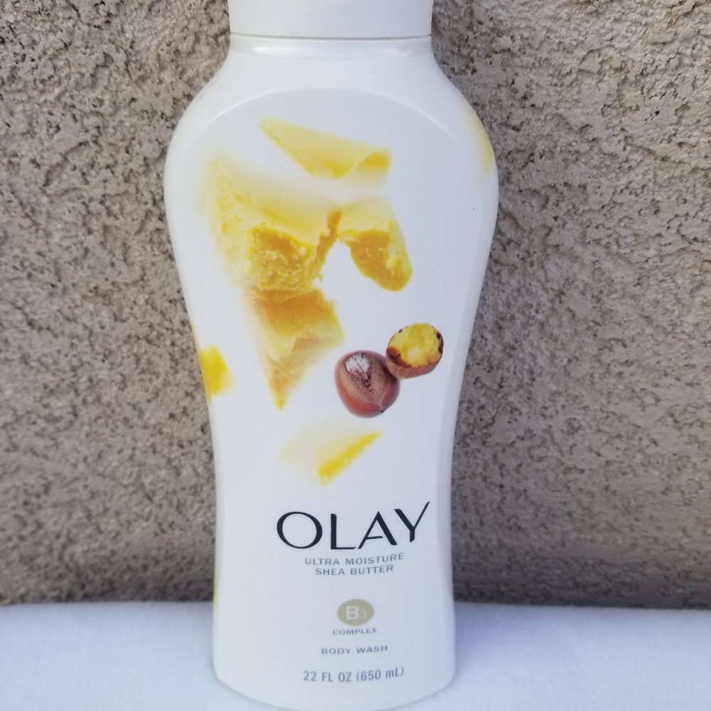 2 Bottles Olay Ultra Moisture Shea Butter B3 Complex Body Wash 22 Oz.